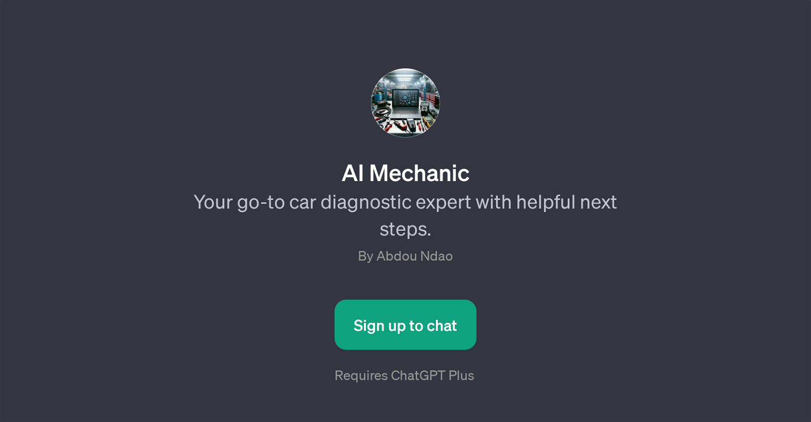 AI Mechanic website