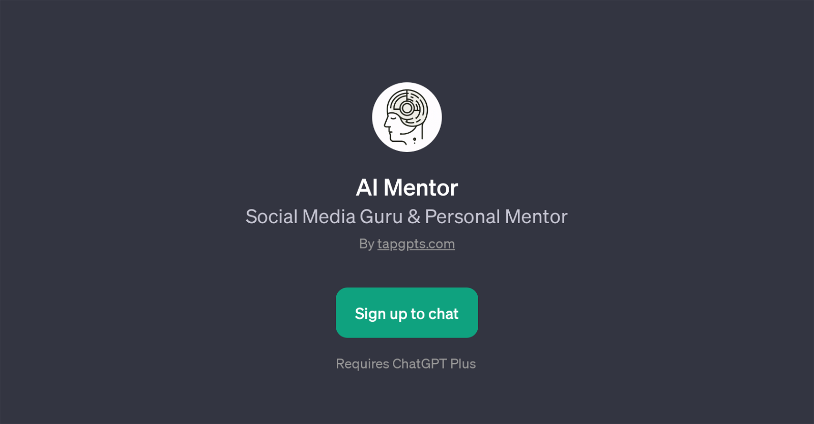 AI Mentor website