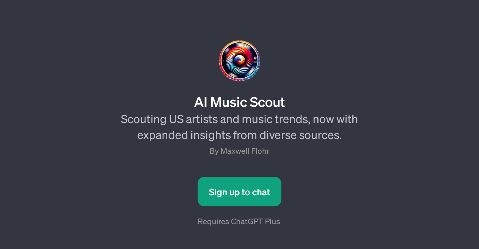 AI Music Scout website