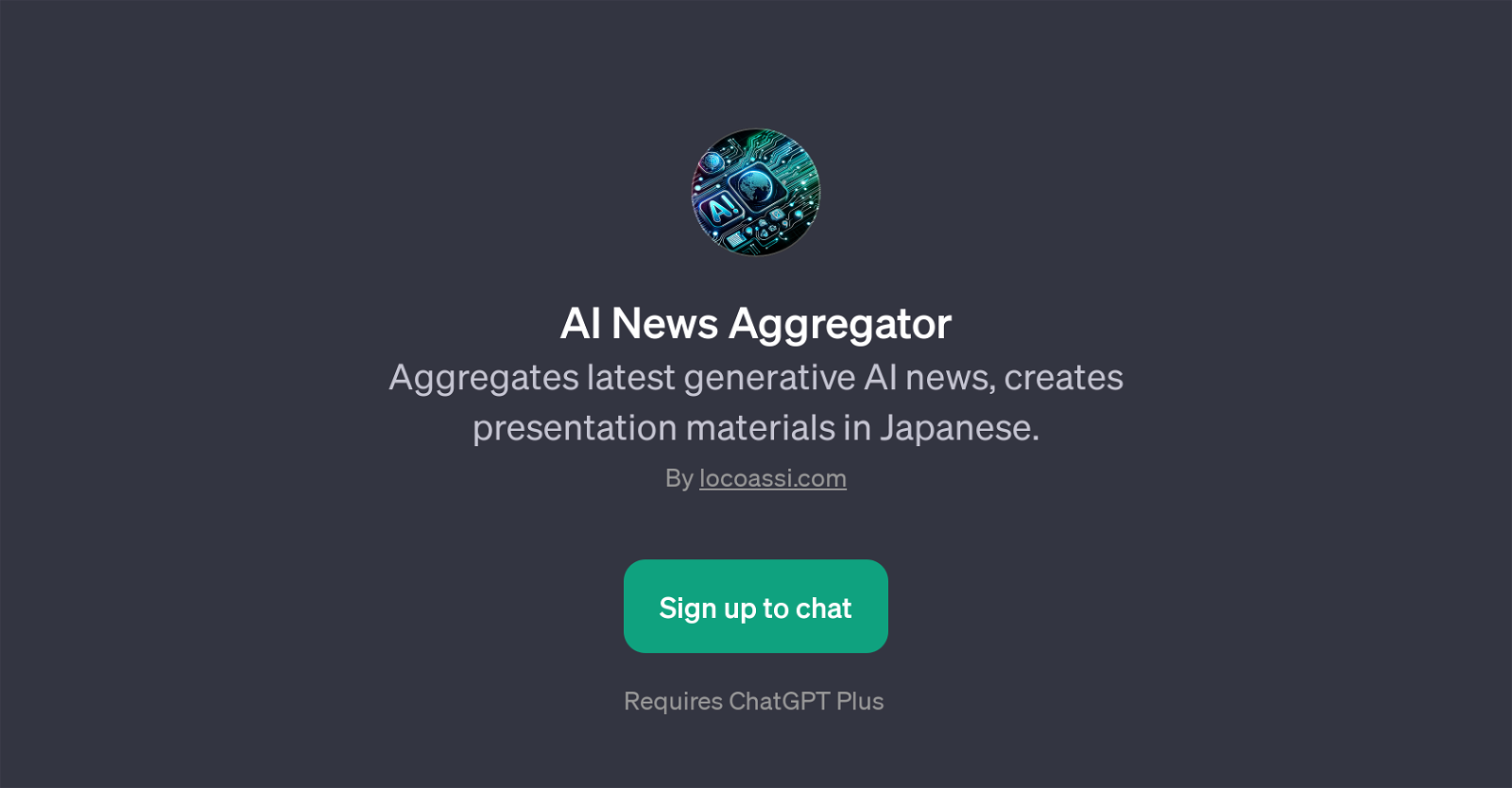 AI News Aggregator website