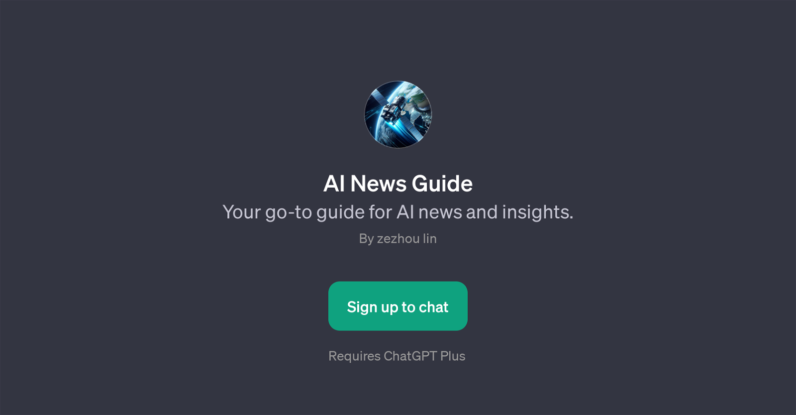 AI News Guide website