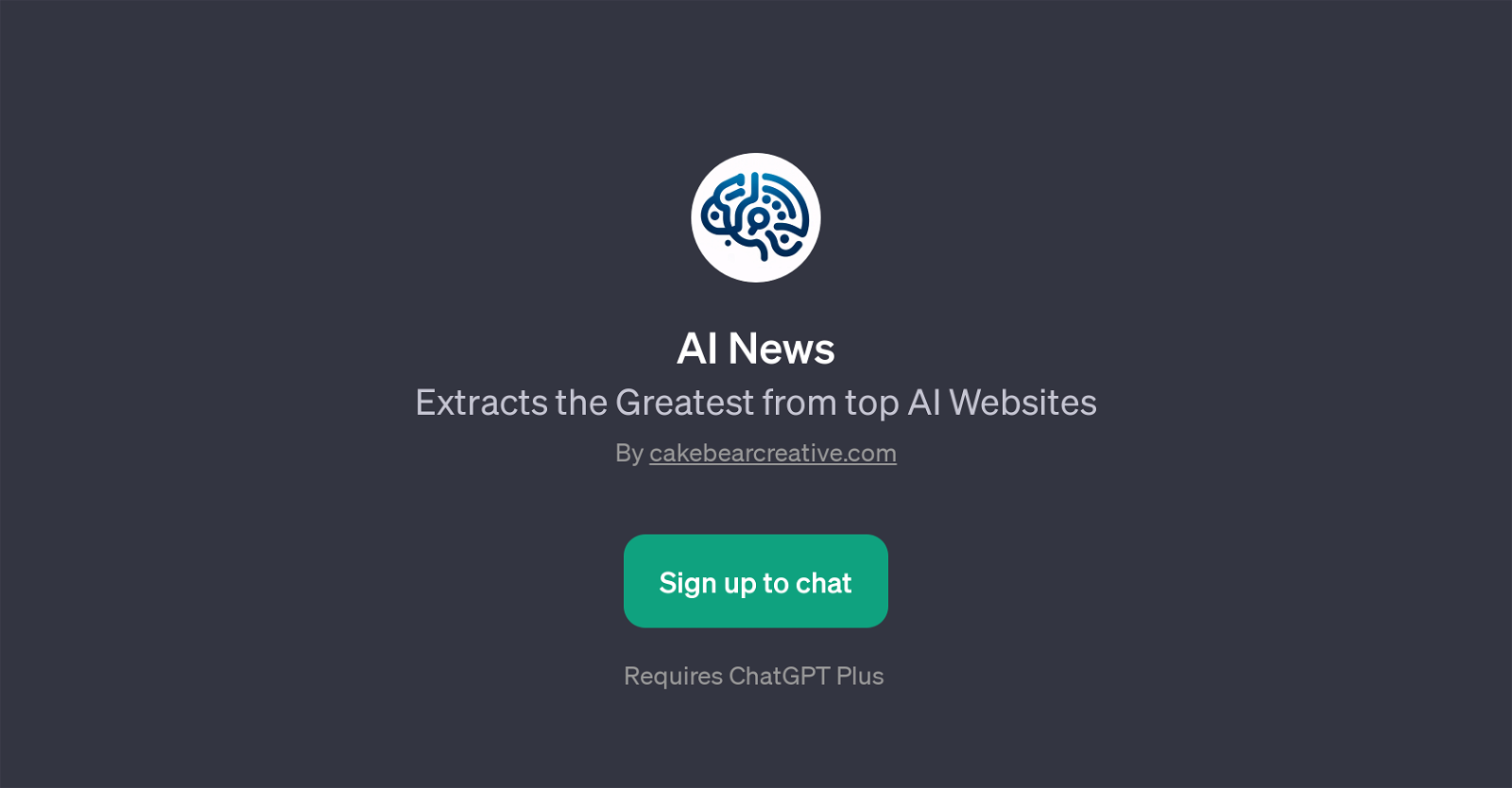 AI News website