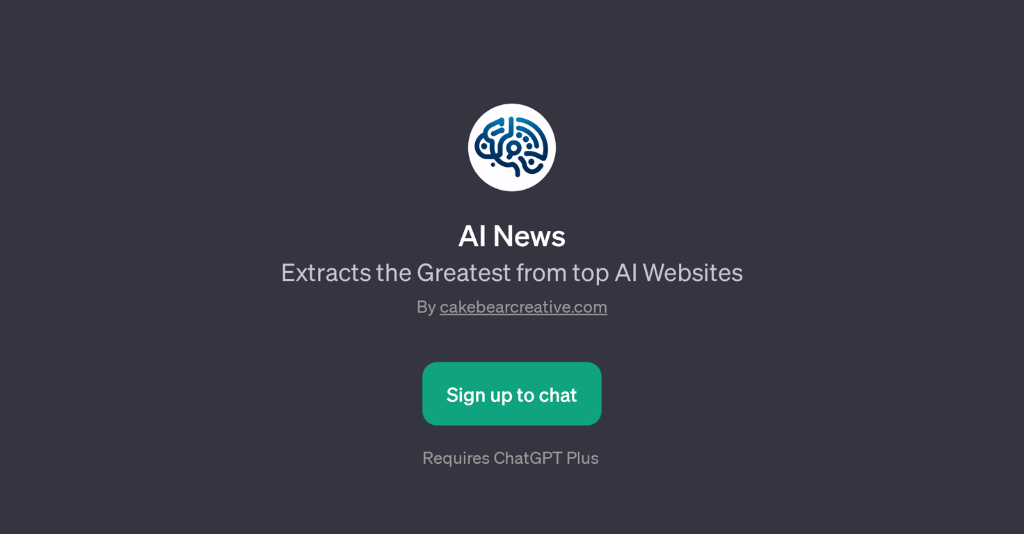 AI News website