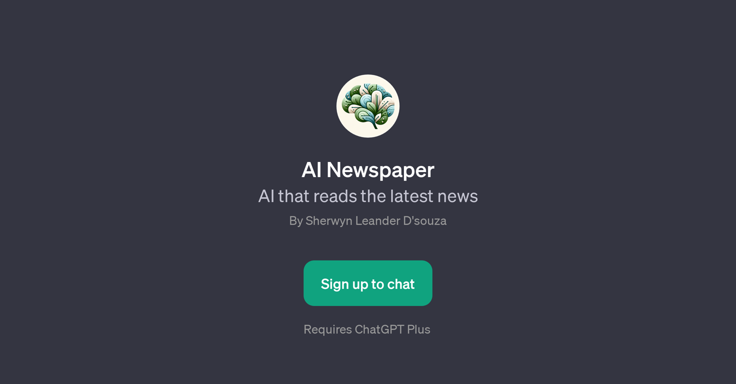 AI Newspaper website