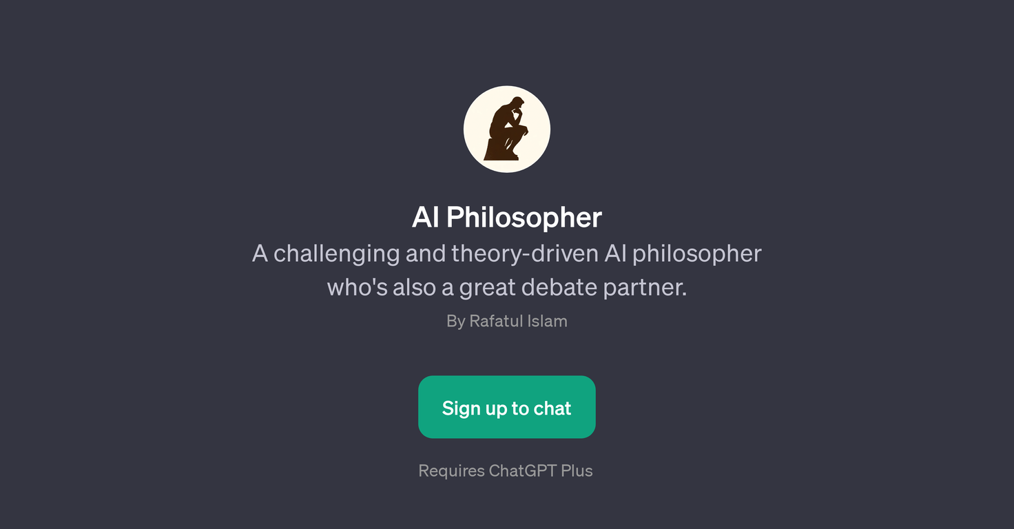 AI Philosopher website