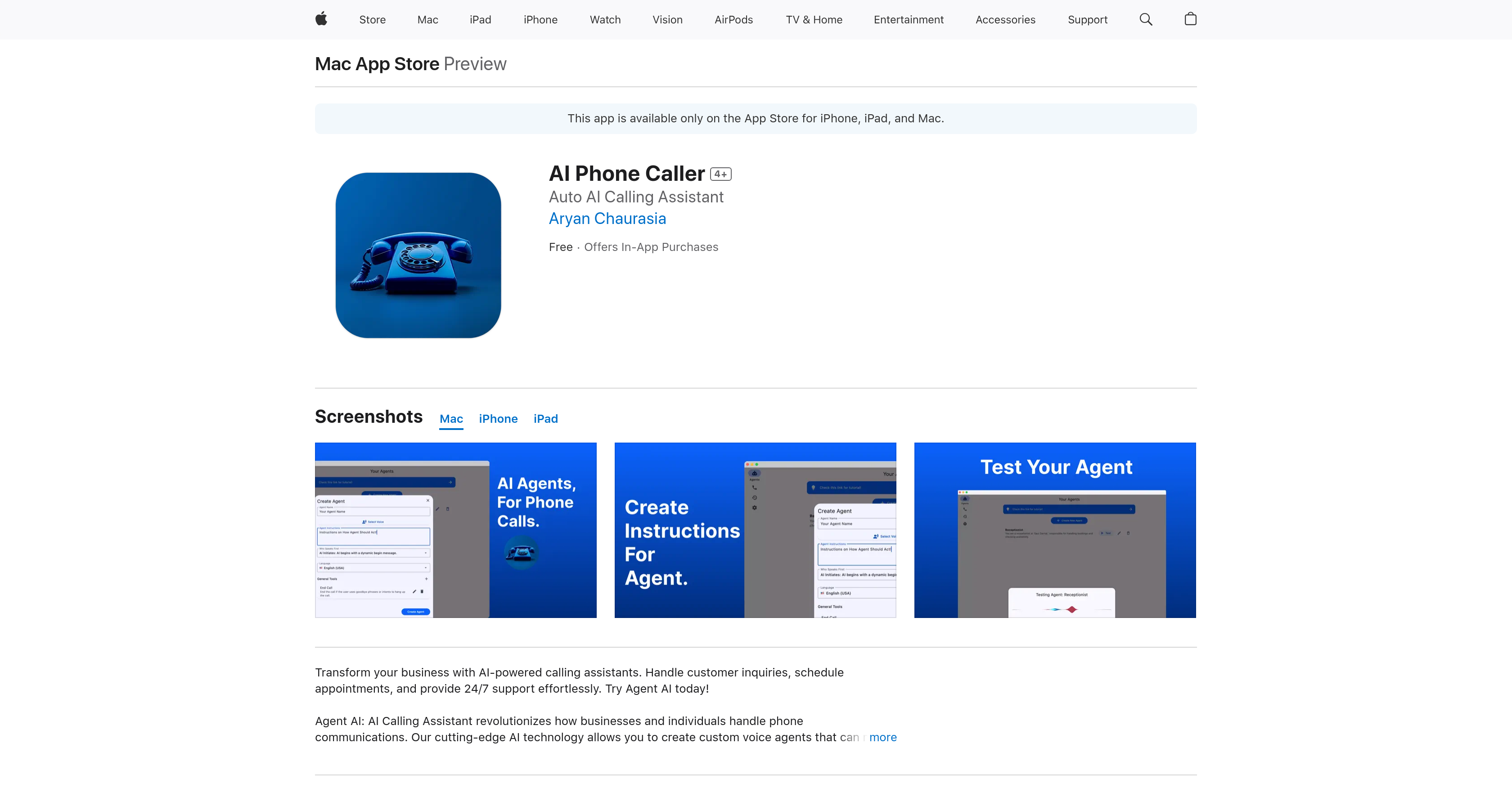 AI Phone Caller preview