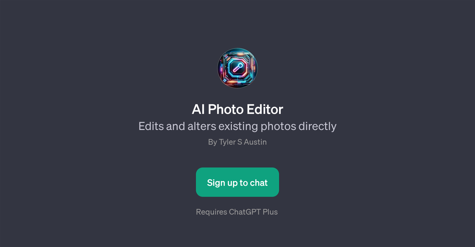 AI Photo Editor website