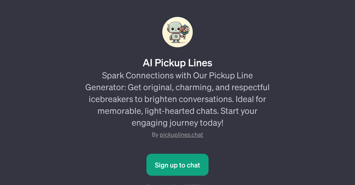 AI Pickup Lines website