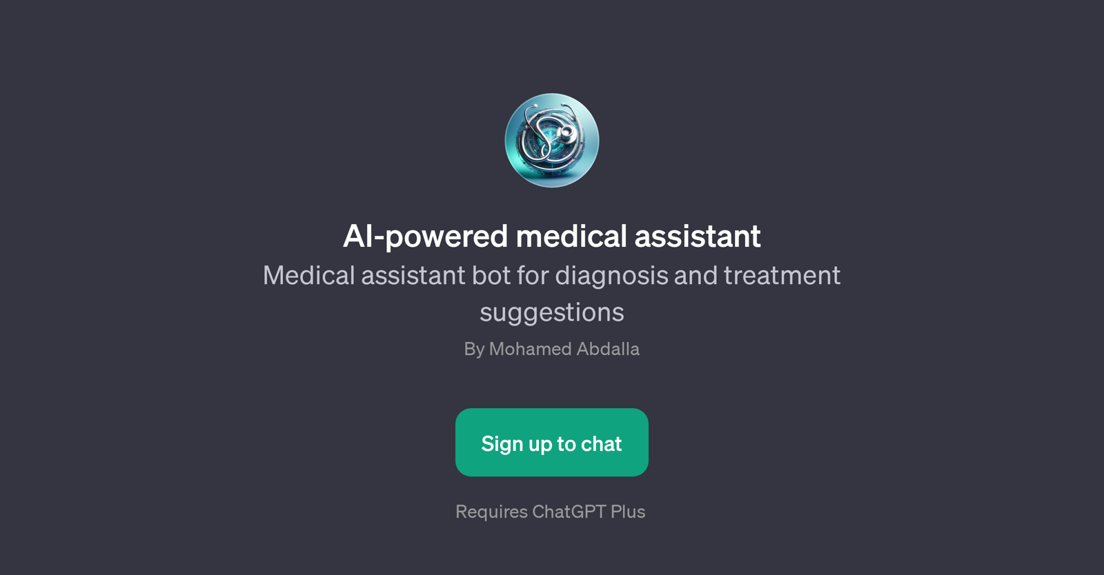 AI-Powered Medical Assistant website