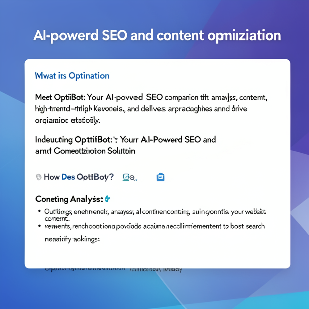 AI-powered SEO and content optimization website