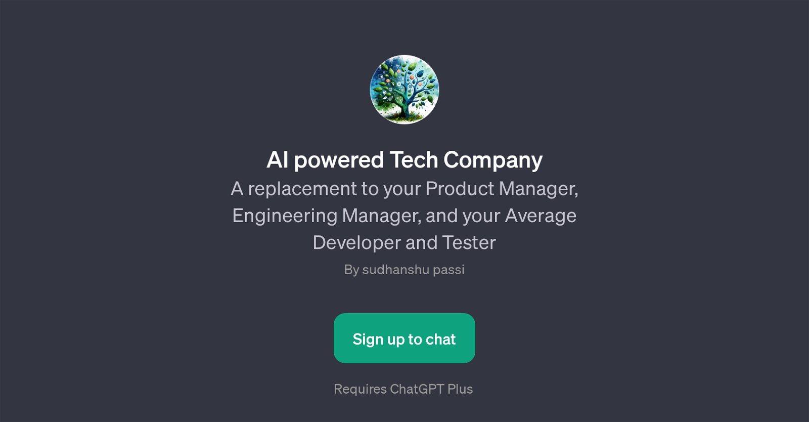 AI powered Tech Company website