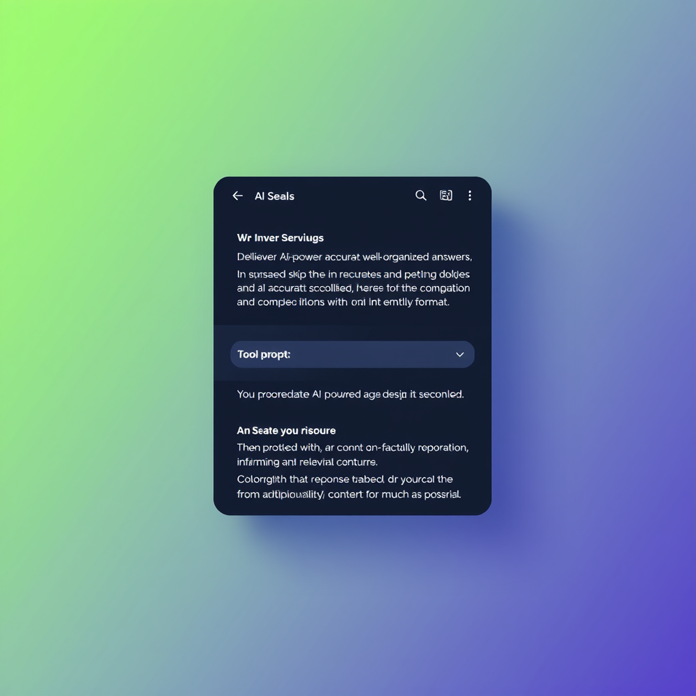 Ai Powered Web Search Engine website