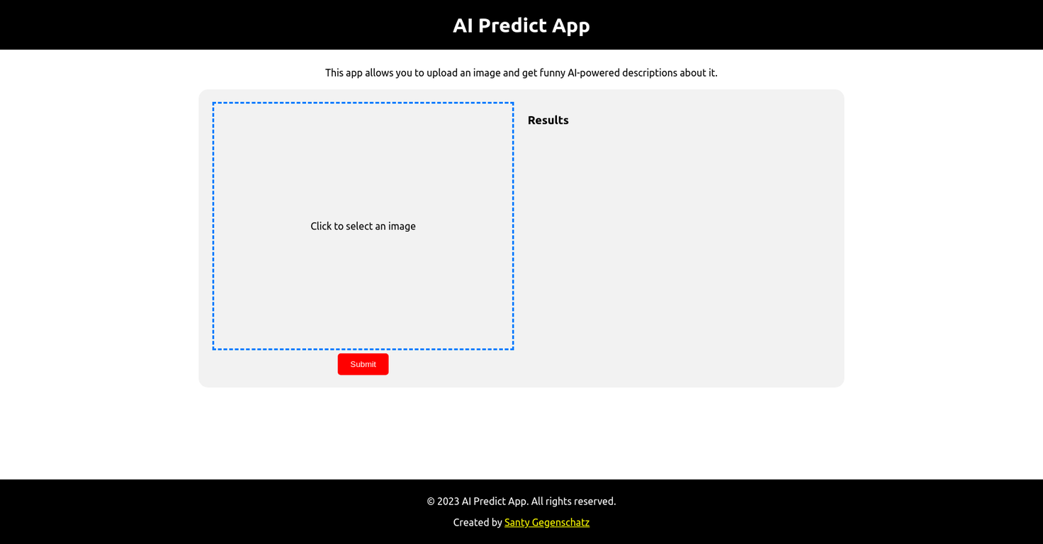 AI Predict website