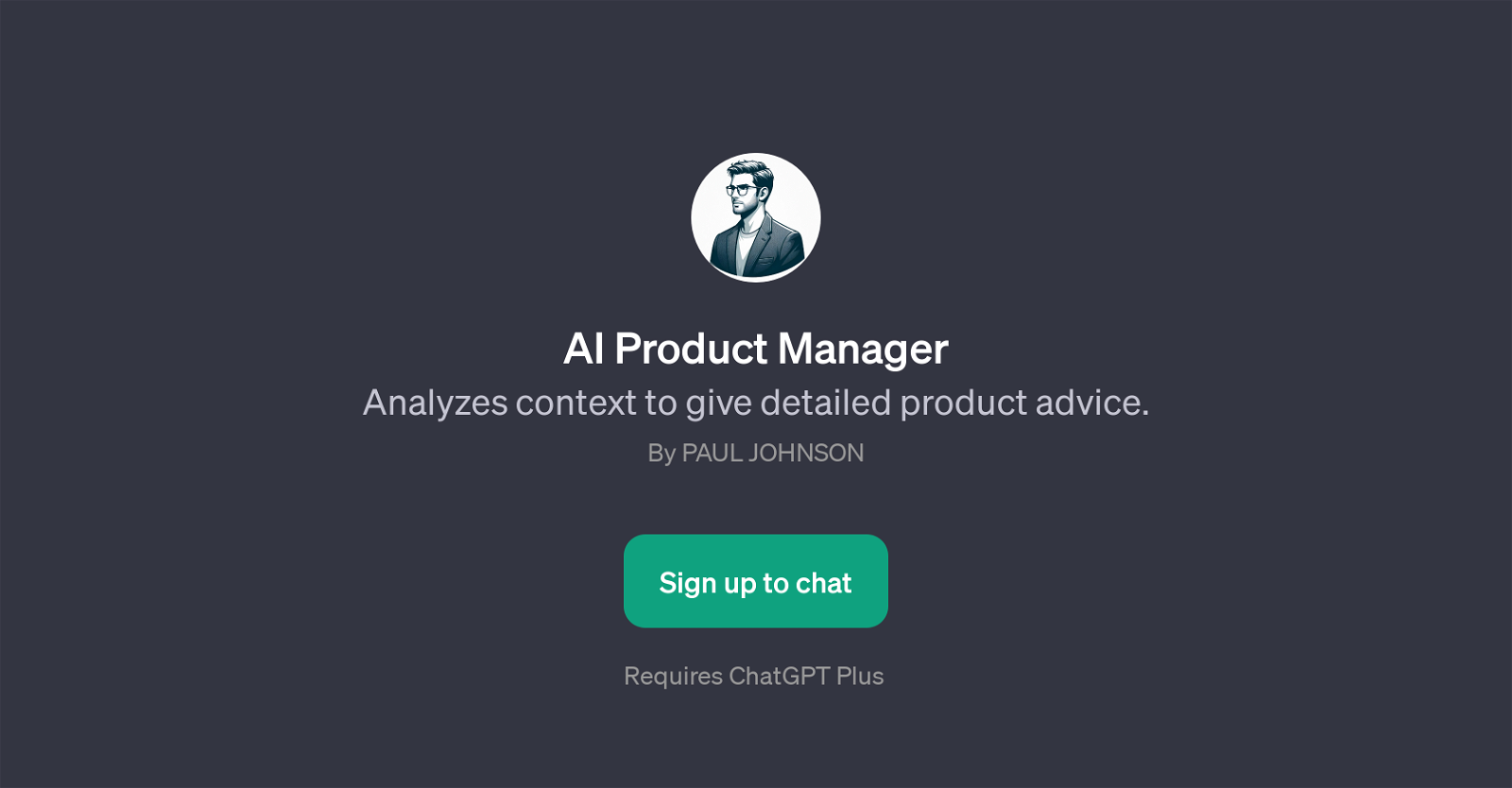 AI Product Manager website