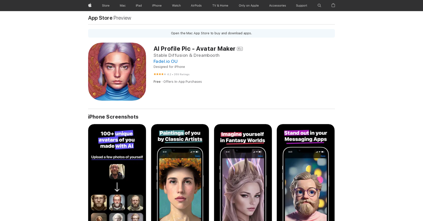 AI Profile Pic - Avatar Maker  website