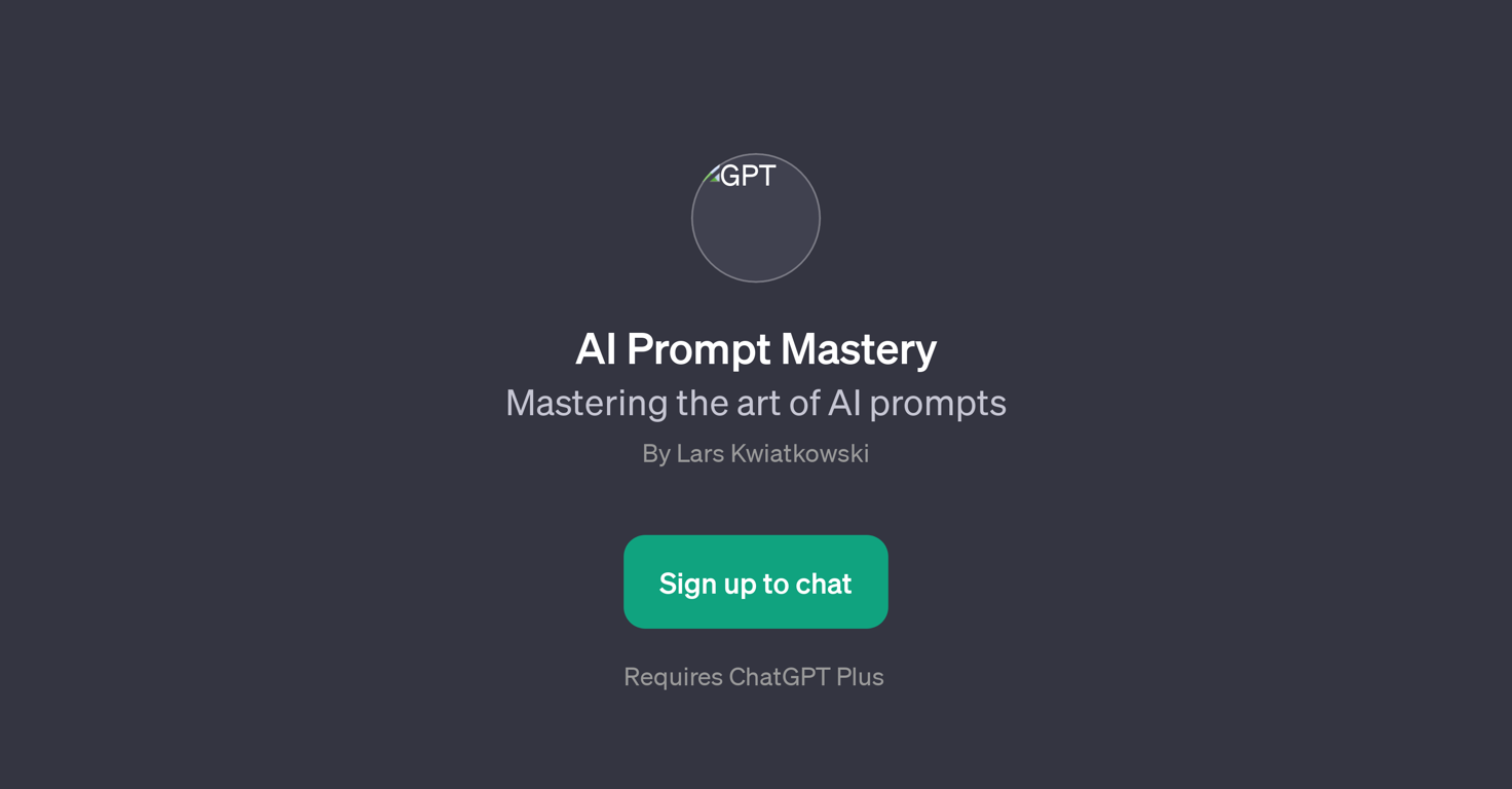 AI Prompt Mastery website
