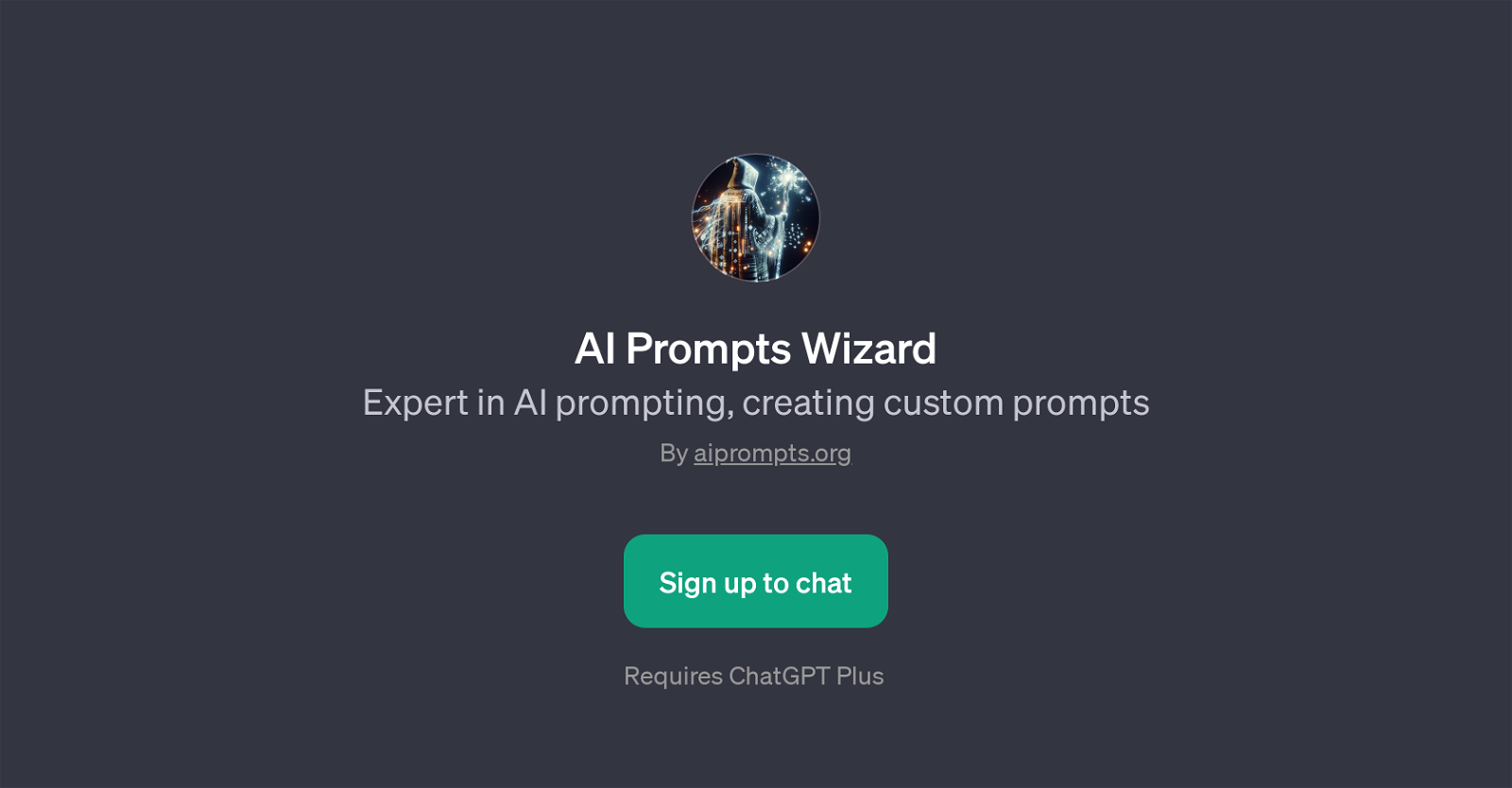 AI Prompts Wizard website