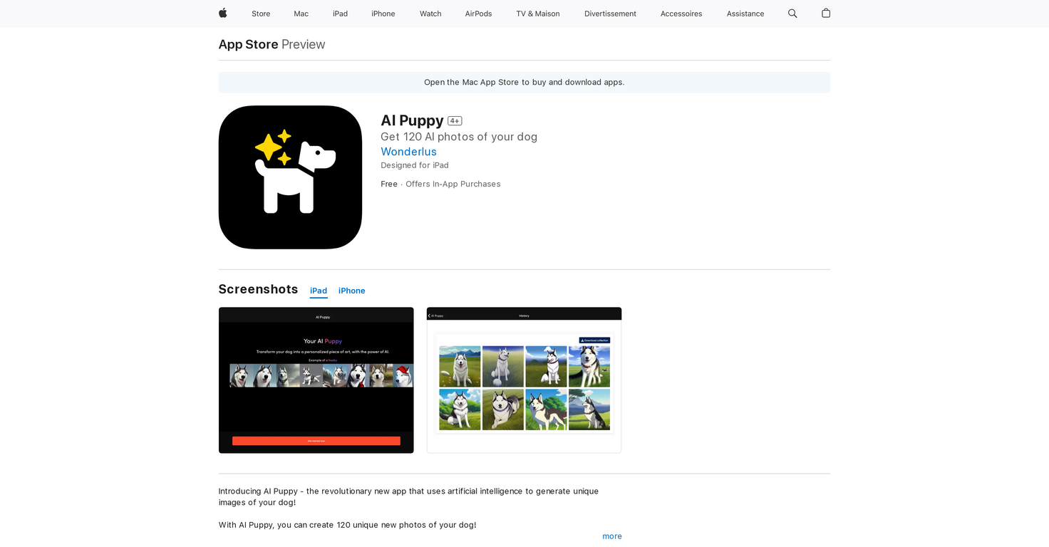 AI Puppy website