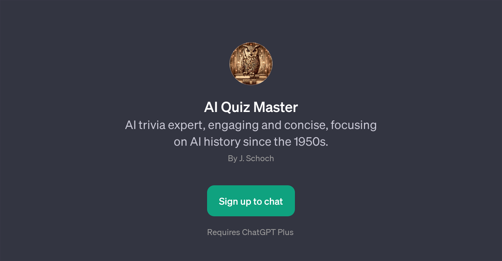 AI Quiz Master website