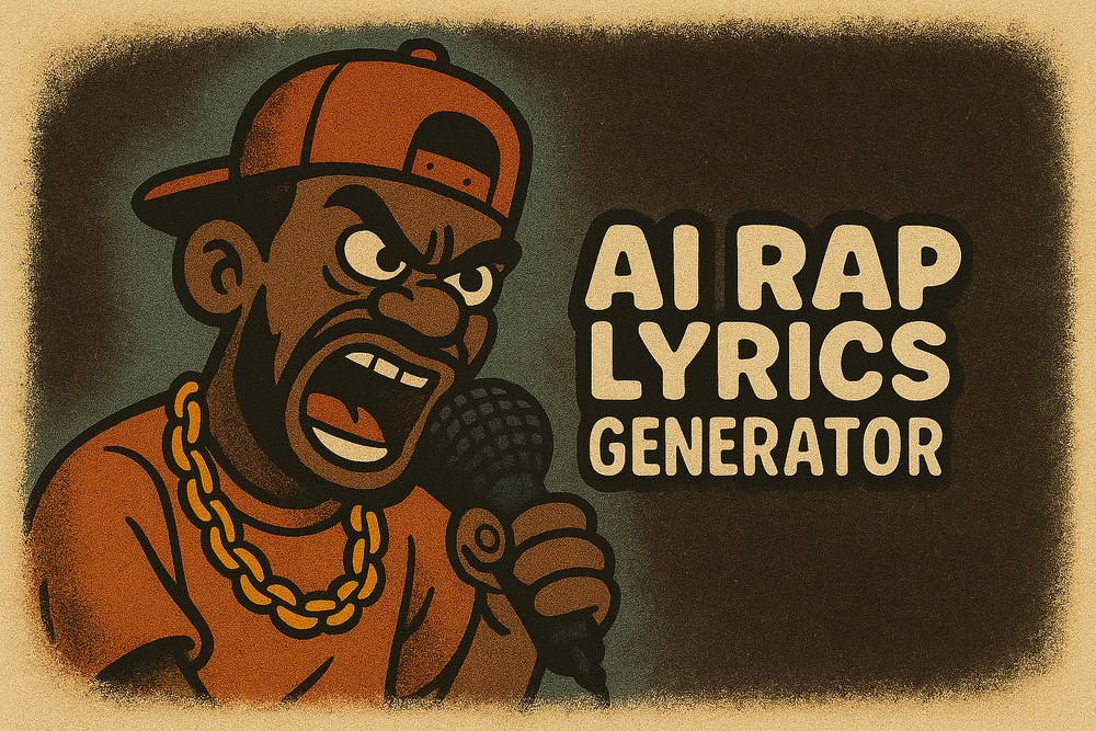 AI Rap Lyrics Generator website