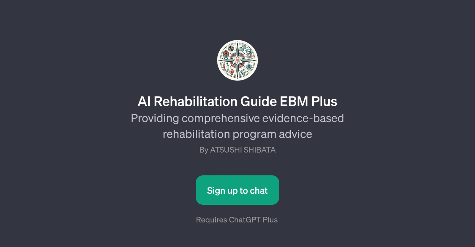 AI Rehabilitation Guide EBM Plus website