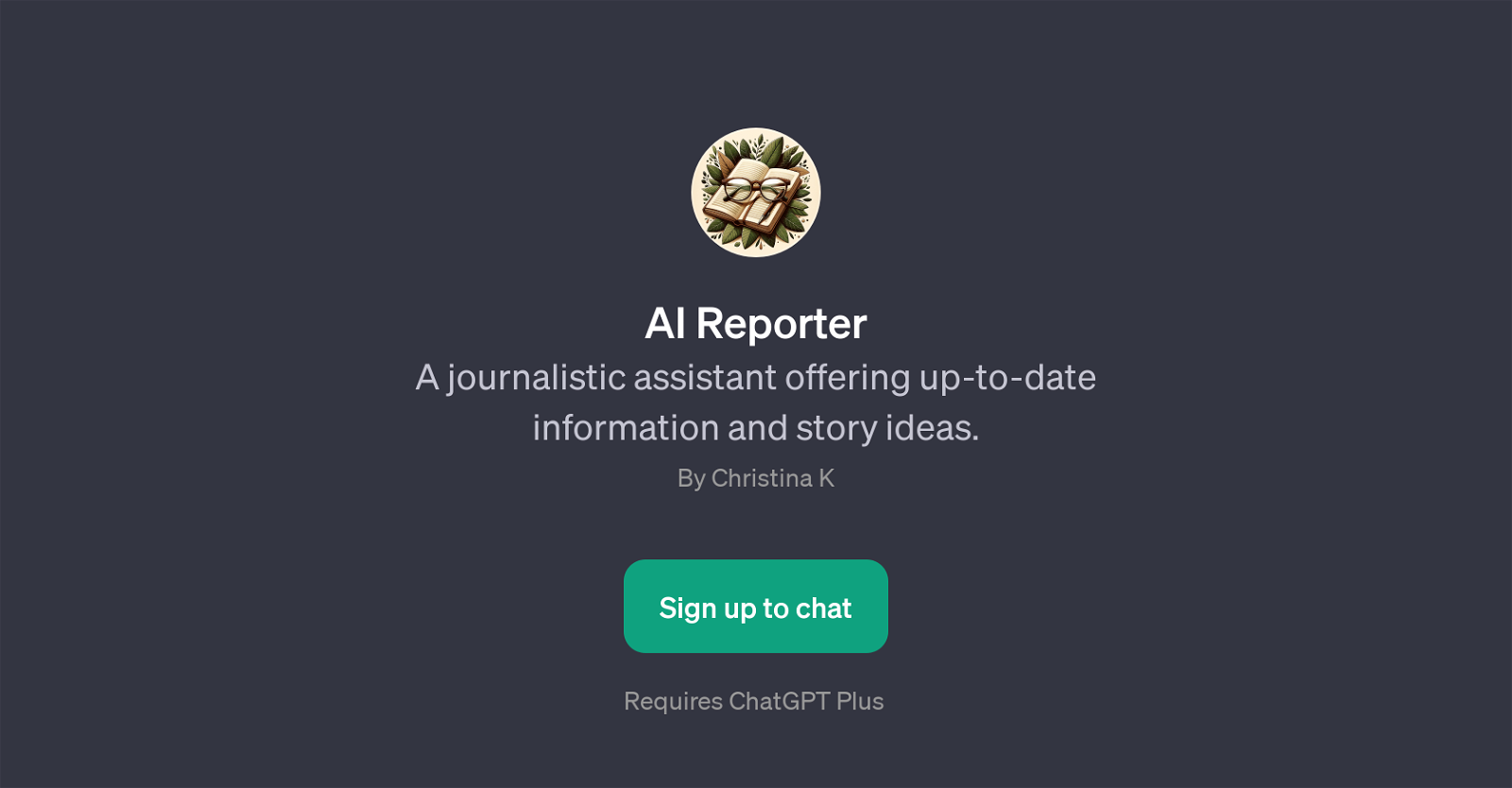 AI Reporter website