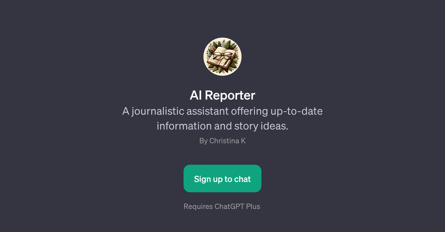 AI Reporter website