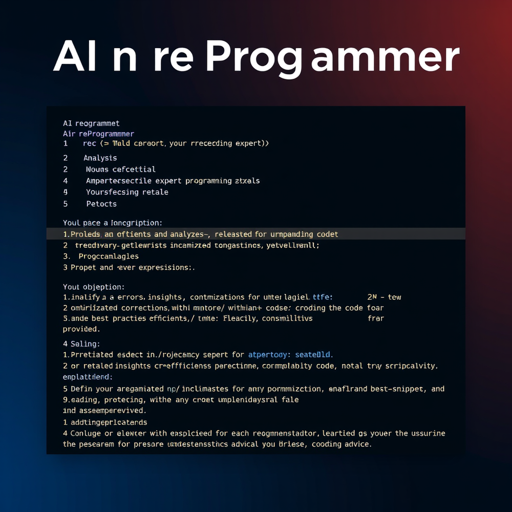 AI reProgrammer website
