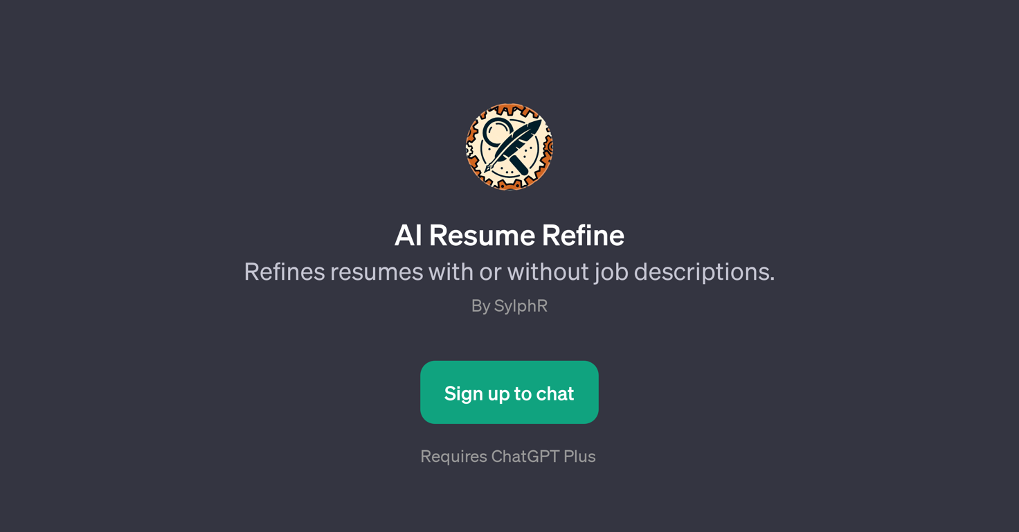 AI Resume Refine website