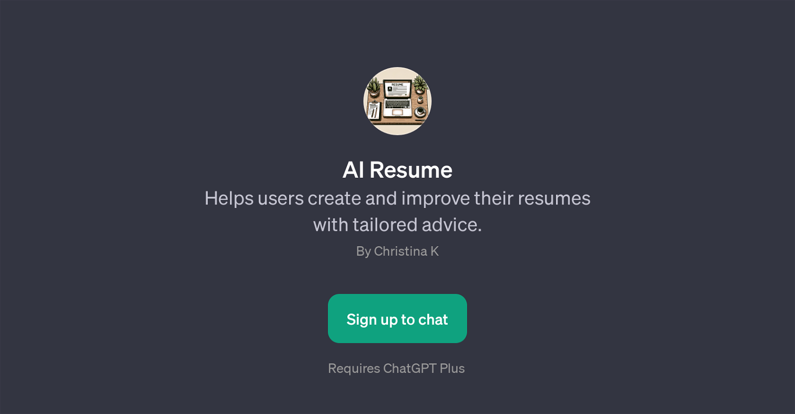 AI Resume website