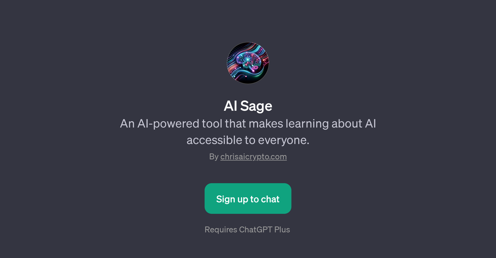 AI Sage website