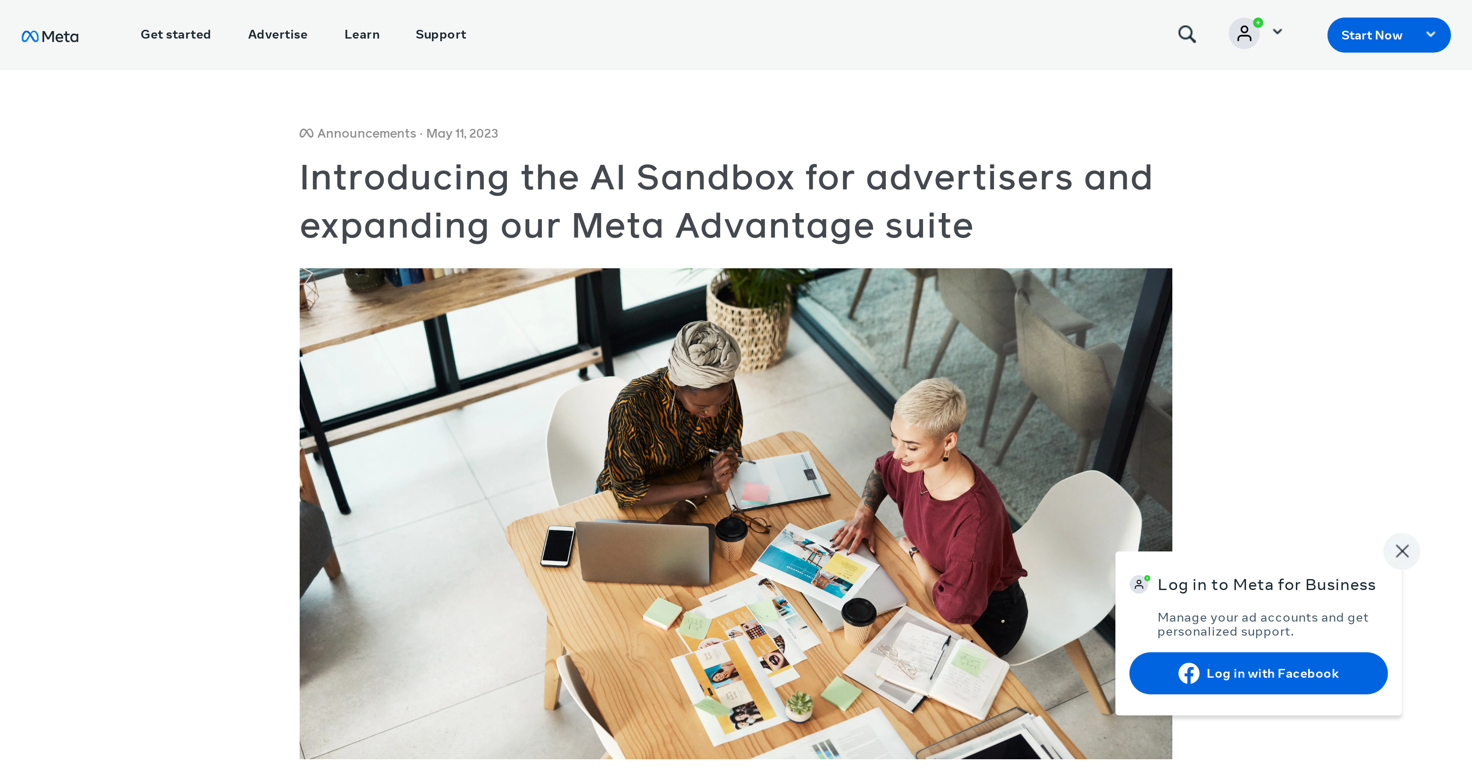 AI Sandbox website