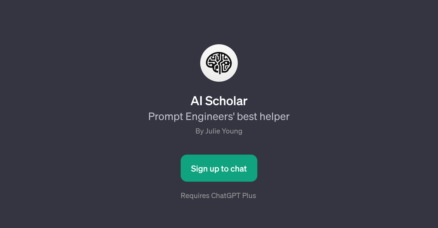 AI Scholar website