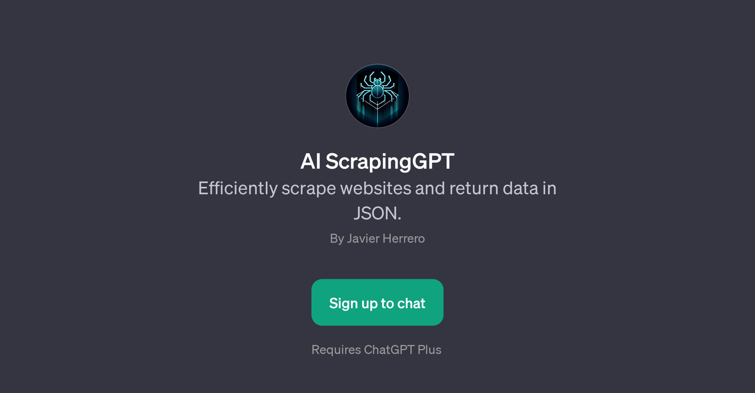 AI ScrapingGPT website