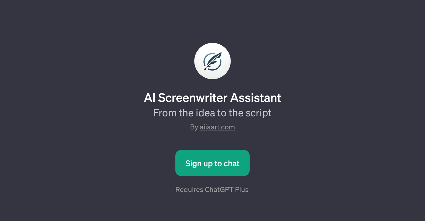 AI Screenwriter Assistant website