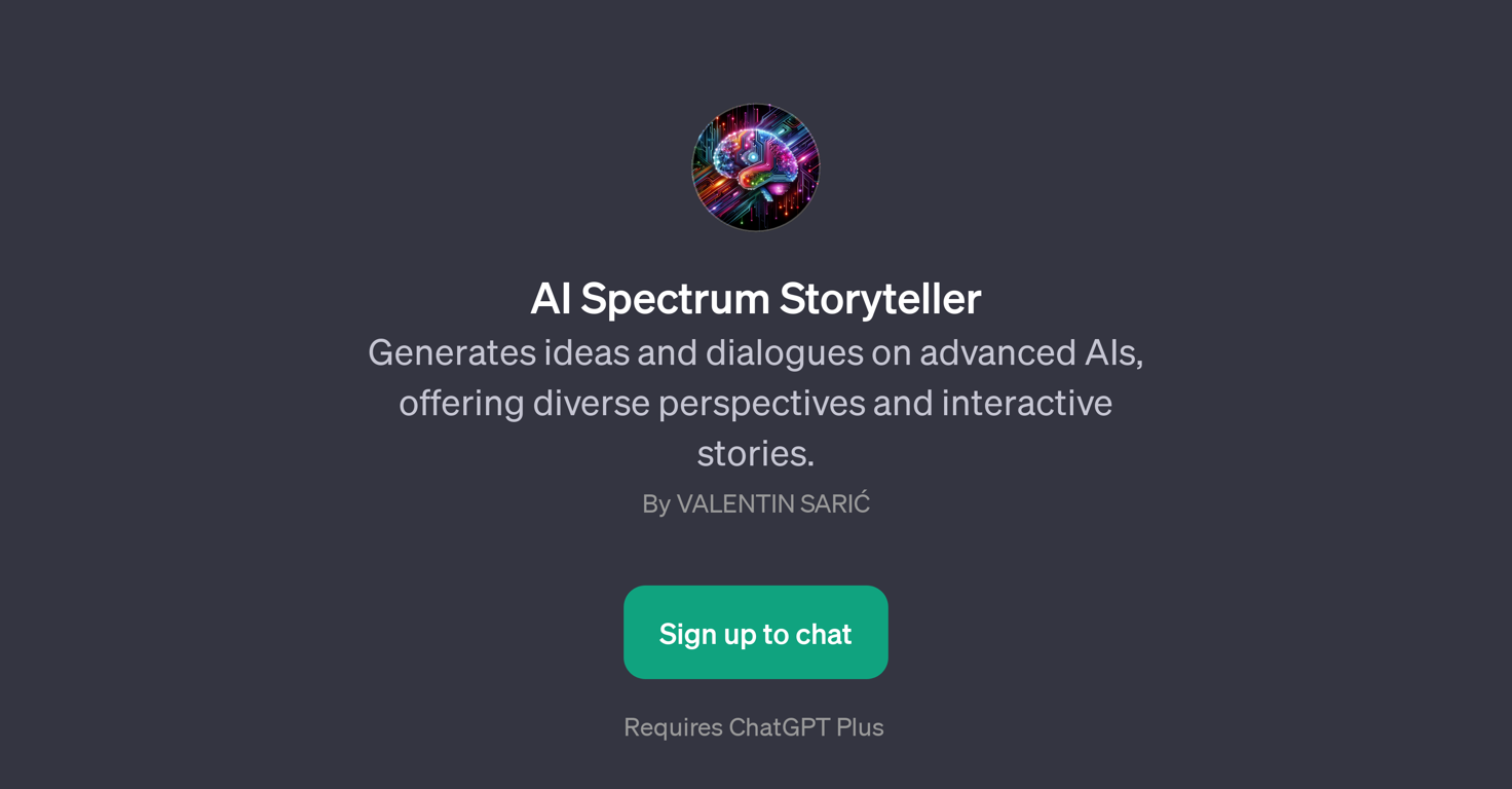 AI Spectrum Storyteller website