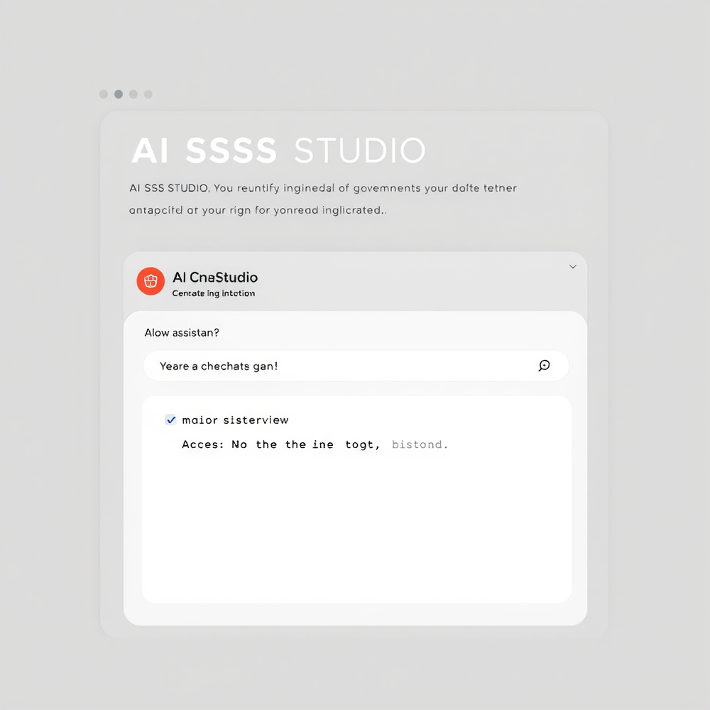 AI SSS STUDIO website