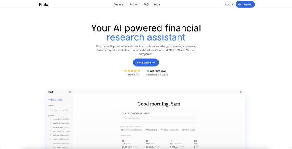 Ai Stock Research website
