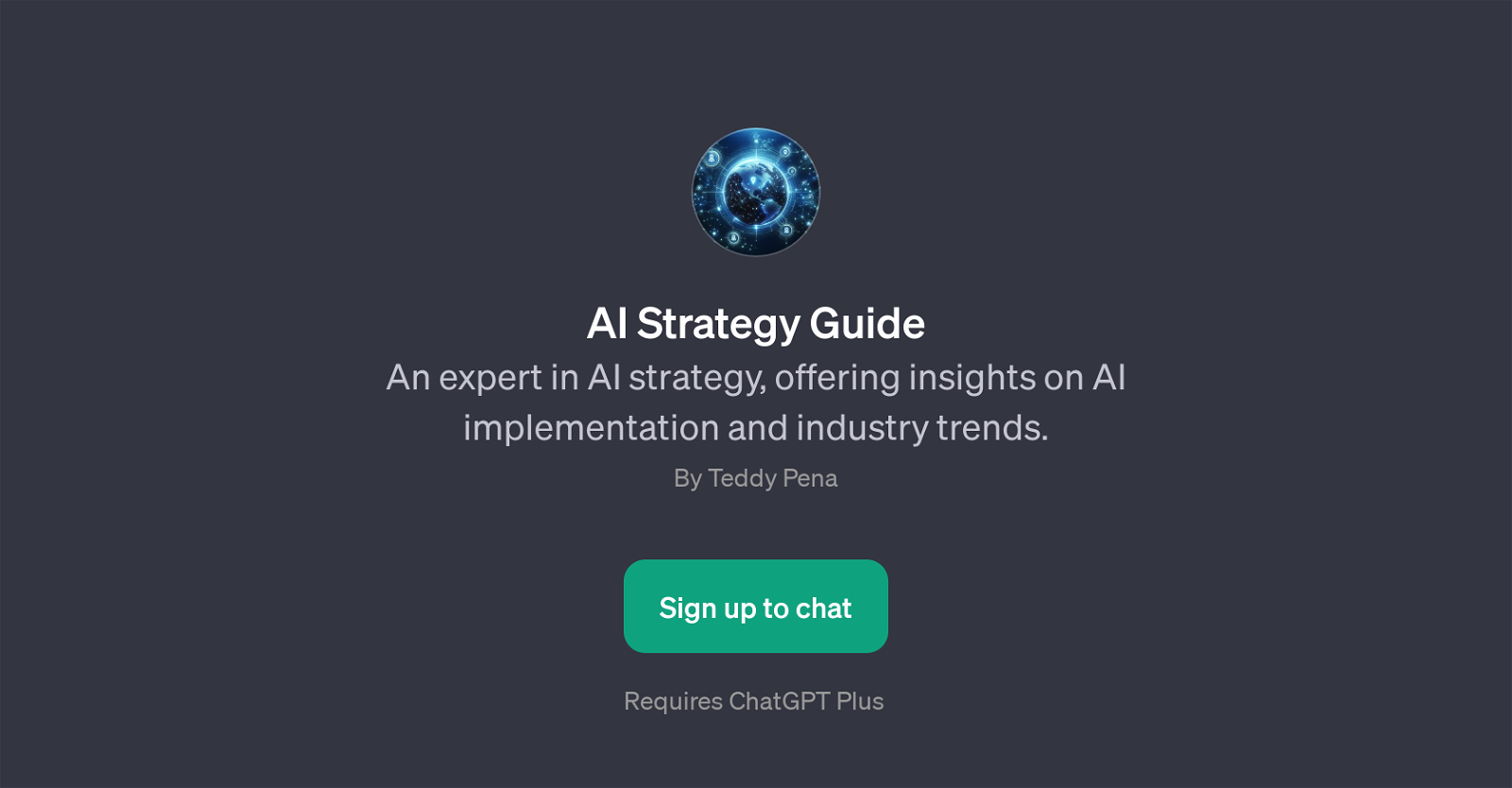 AI Strategy Guide website