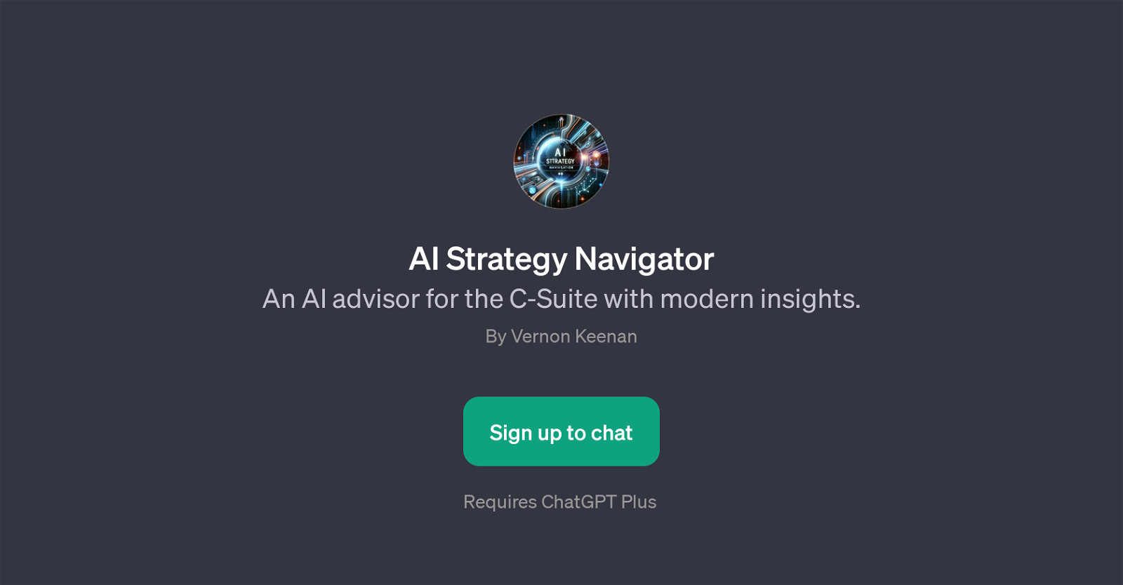 AI Strategy Navigator website