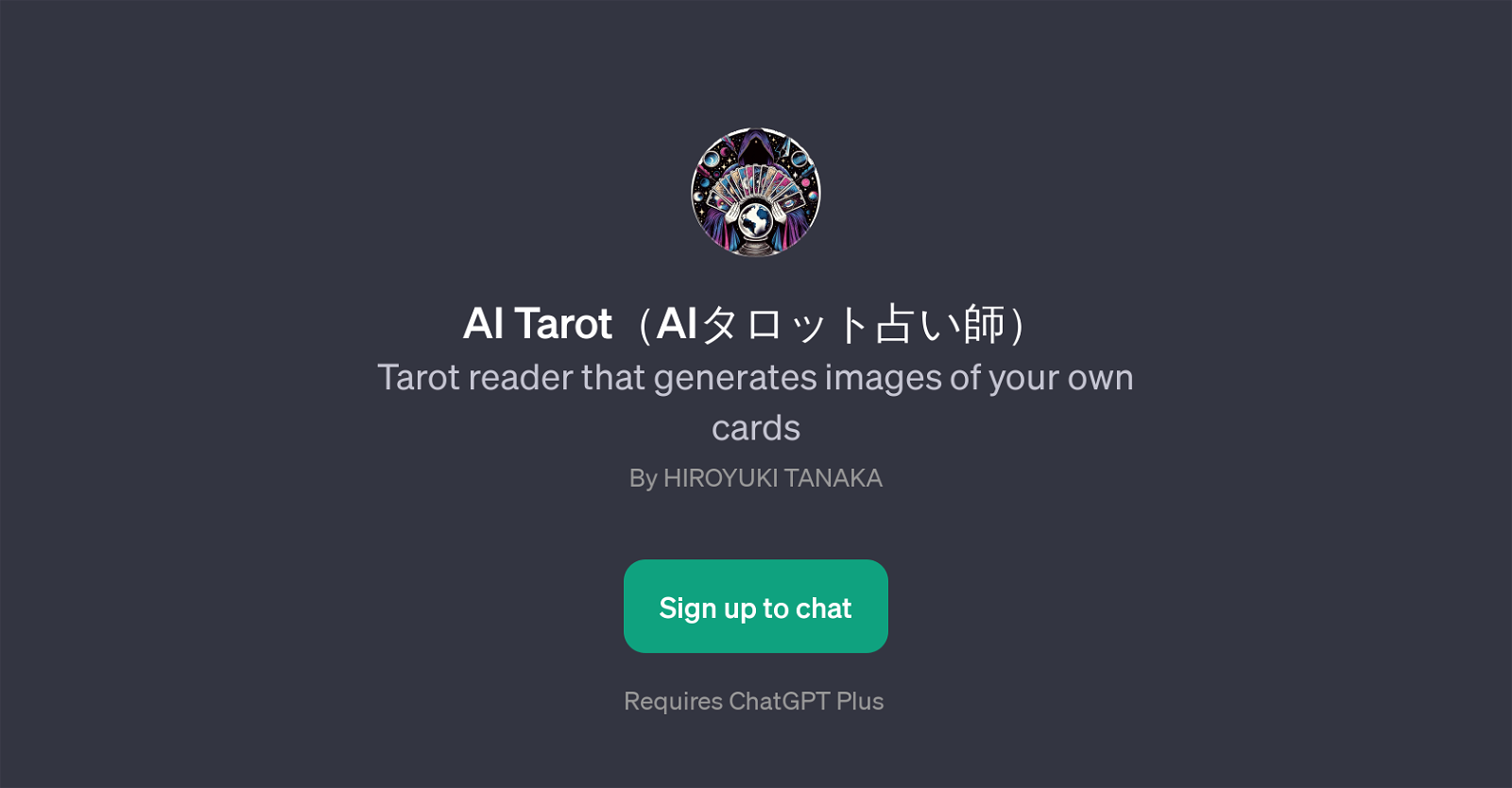 AI Tarot website