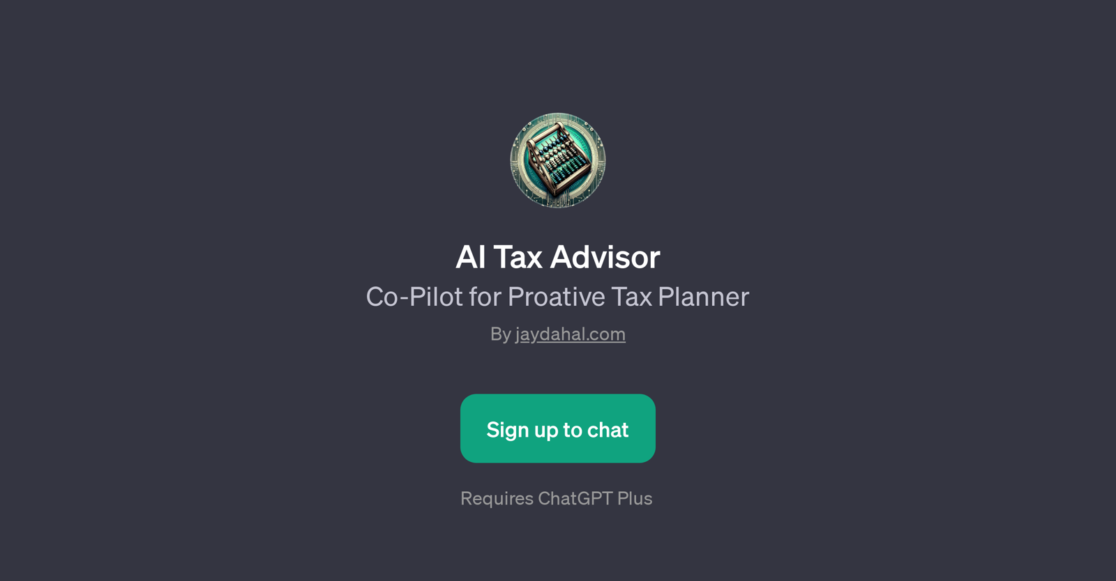 AI Tax Advisor website