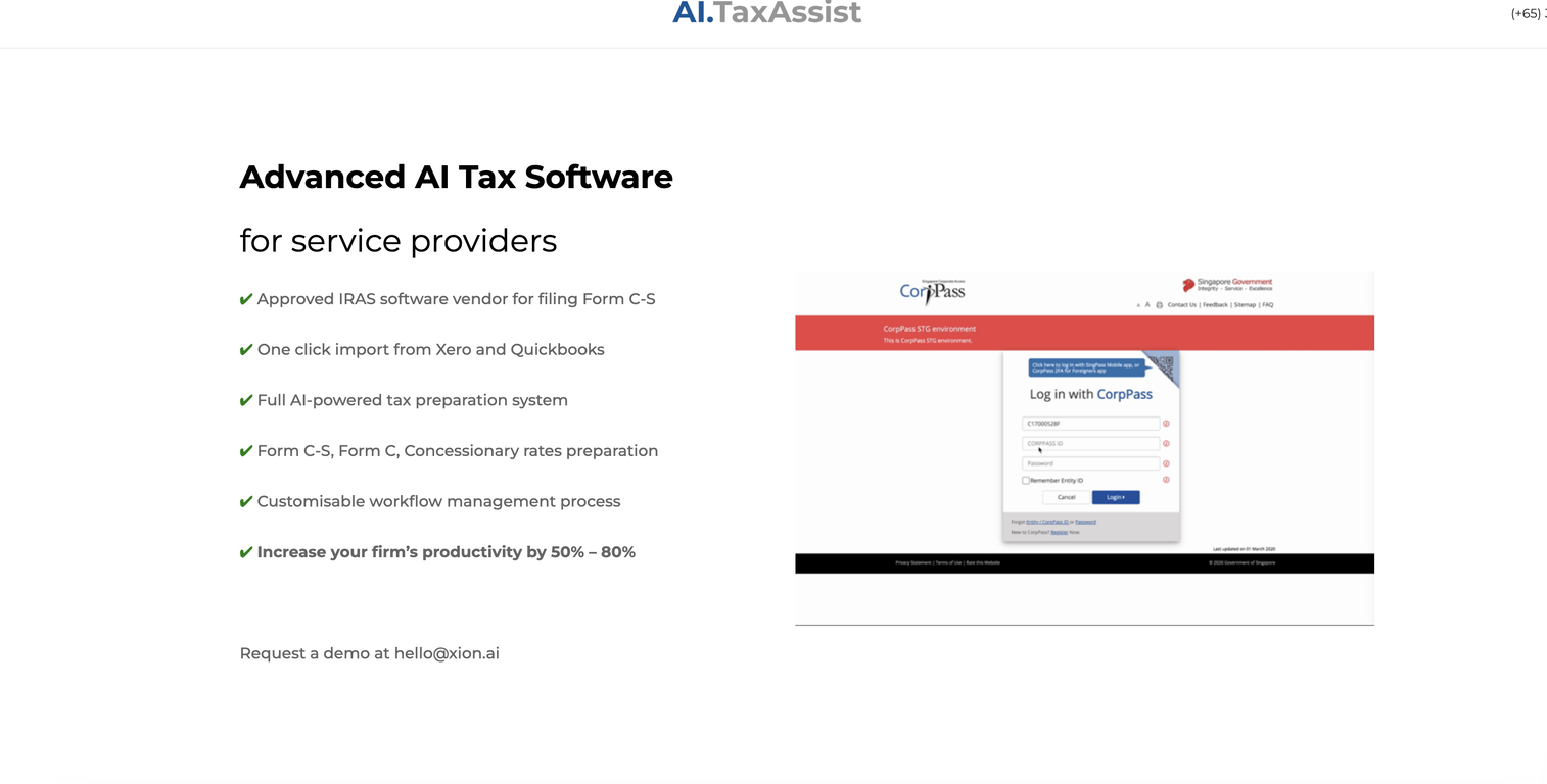 AI.TaxAssist website