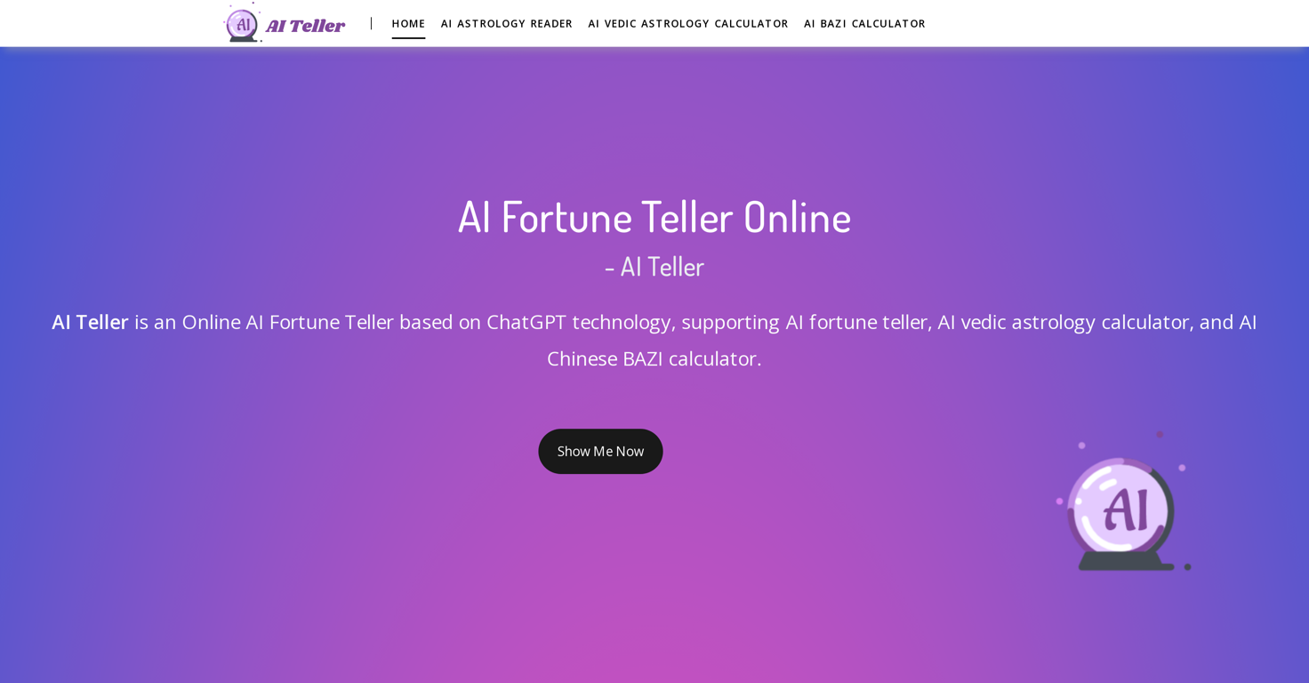 AI Teller website