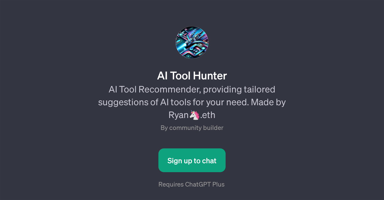 AI Tool Hunter website