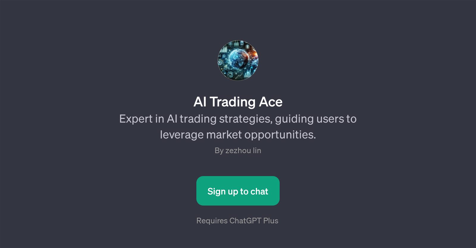 AI Trading Ace website