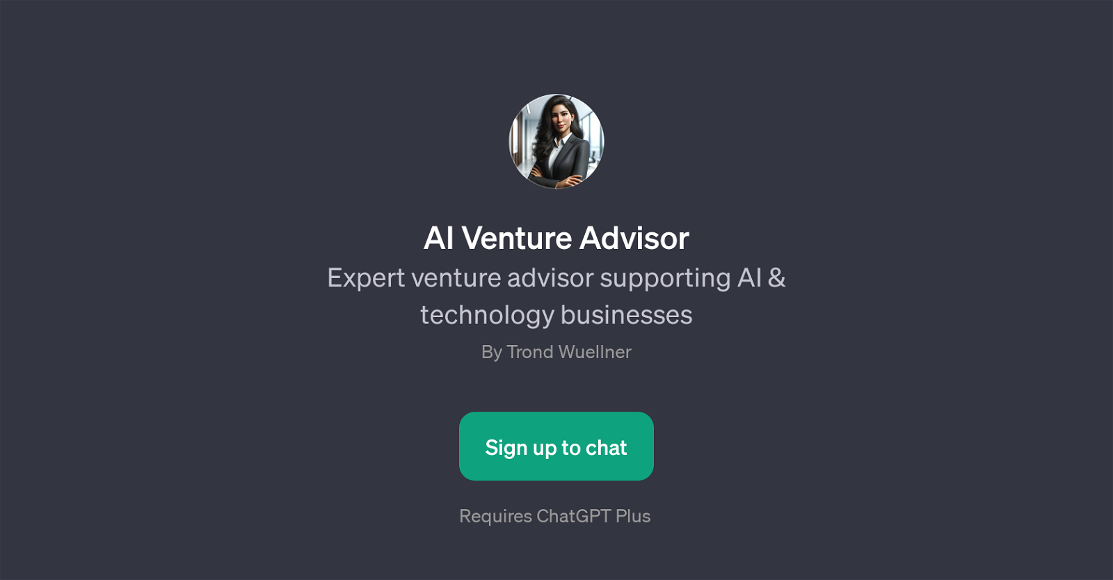 AI Venture Advisor website