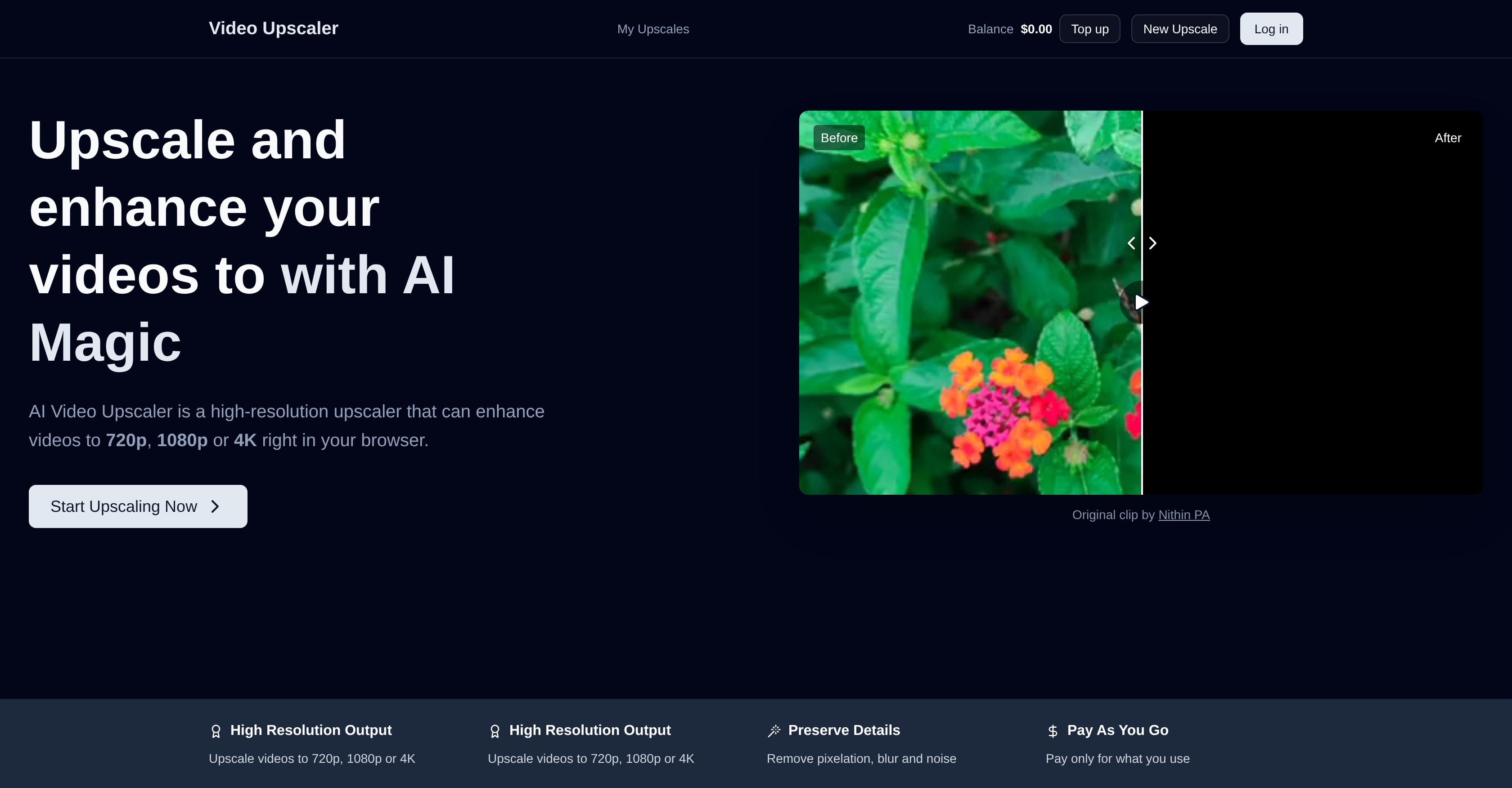 AI Video Upscaler logo