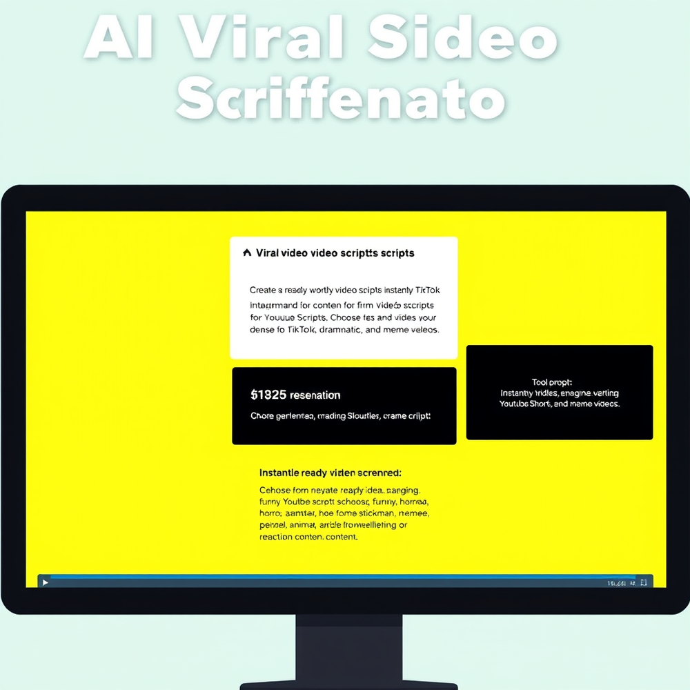 AI Viral Video Script Generator website
