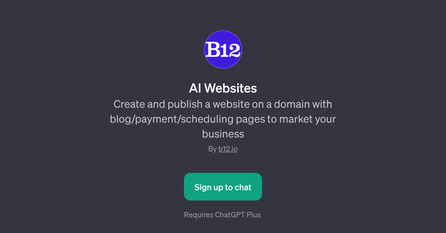 AI Websites website